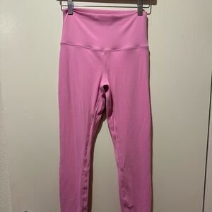 Lululemon Athletica Vibrant Pink Leggings